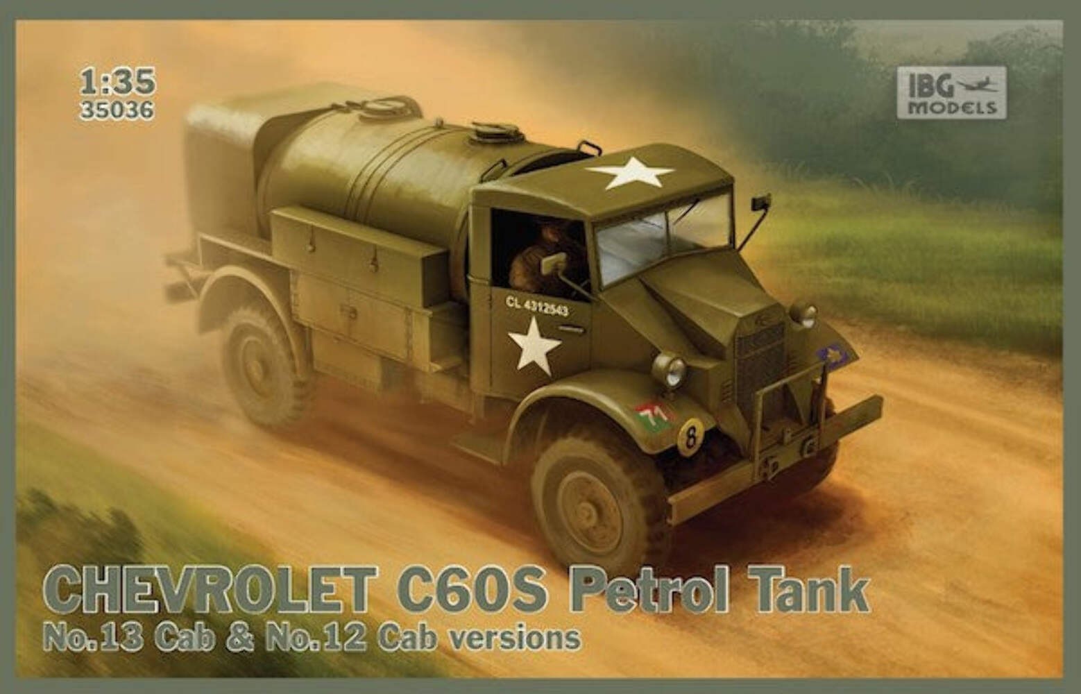 IBG Models 35036 1:35 Chevrolet C60S Petrol Tank (No.13 Cab & No.12 Cab Versions