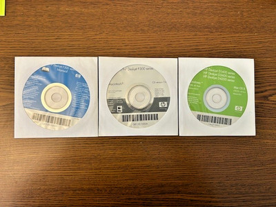 3 HP Deskjet series cds windows Mac OS X Setup Printer/Manual