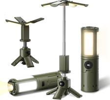 Telescopic Camping Lights with Stand, 14000Mah Rechargeable
