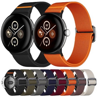 Nylon Armband für Google Pixel Watch 5 / 4 / 3 / 2 / 1 41mm elastisch Premium