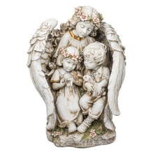 Joseph Studio Angel with Children Garden Statue 16 Inch