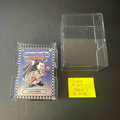 2010 TOPPS GARBAGE PAIL KIDS FLASHBACK 1 SILVER INCOMPLETE ''A'' SET MISSING 2 cs