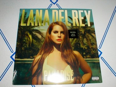 LANA DEL RAY original 2012 ''Paradise'' LP w Ride HYPE STICKER +  SEALED NM