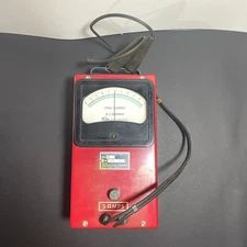 Vintage Sun Electric Generator Field Ammeter 5 Amps Tester Made In USA UNTESTED
