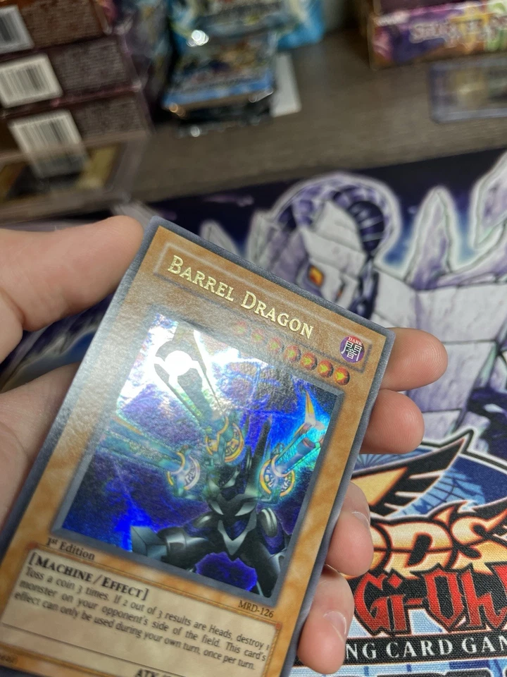 Yu-Gi-Oh! Barrel Dragon MRD-126 Ultra Rare 1st Edition LP - Image 2 of 4