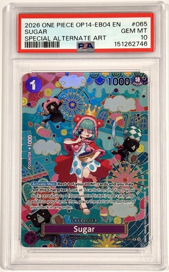 2026 One Piece Sugar OP10-065 Azure Seas Seven Special Alternate