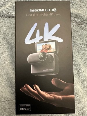 Insta360 Go 3S Action Camera Midnight Black, 128GB, 4K