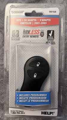 Dorman 99164 Keyless Entry Remote with Programmer for Chrysler Dodge New