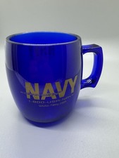 Vintage Cobalt Blue United States Navy  Mug