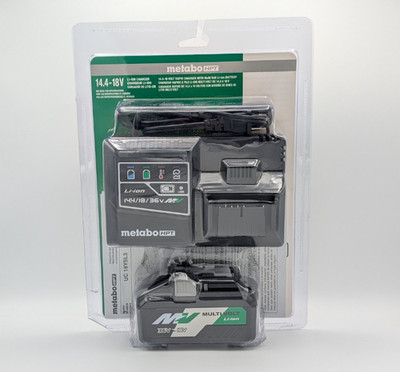 METABO HPT Multi-Volt Battery 36V/4Ah 18V/8Ah Rapid Charger combo kit UC18YSL3B1