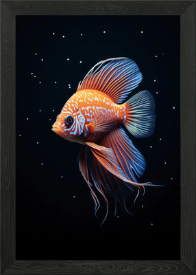 Symphonie der Farben Diskus gerahmtes Wandbild Poster Leinwanddruck Bild