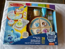 NEW Melissa and Doug Blue s Clues Wooden Birthday Party Cake Play Toy NEW IN BOX