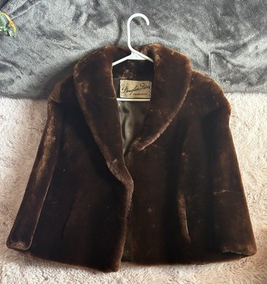 Mouton Fur Sheep Leather Coat Douglas Furs Women s Size M