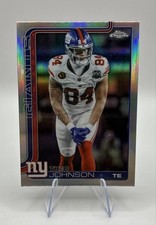 2026 Topps Chrome Football- #233 Theo Johnson Silver Refractor HOT NEW 🔥