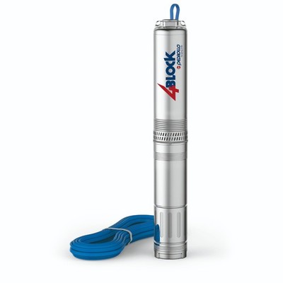 PEDROLLO 4BLOCKm4/5 SUBMERSIBLE MONOBLOC PUMP 1HP 220V 1PH 1¼  STAINLESS STEEL