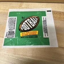 1974 TOPPS FOOTBALL WAX PACK WRAPPER (NO CARDS) EX Box 298