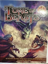 Tome of Beasts by Wolfgang Baur (2016, Hardcover)