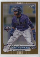 2022 Topps Pro Debut Chrome Gold Refractor 10/50 Misael Urbina #PDC-136 0yj0