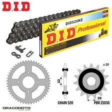 Benelli TRK 251 250 2018-2024 Chains Sprockets DID 520NZ Pitch 520