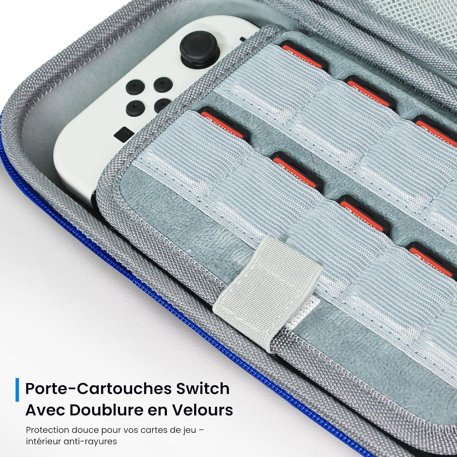 Custodia Console Nintendo Switch 2 e oled Borsa Viaggio nero rosso impermeabile foto 4