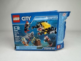 Lego City 60091 AND 60092 Deep Sea Starter Kit and Submarine Box Manual COMPLETE
