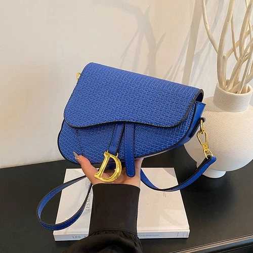New Women Leather Shoulder Bags Underarm Bag Saddle Shape Pendant Crossbody Bag - Bild 47 von 51