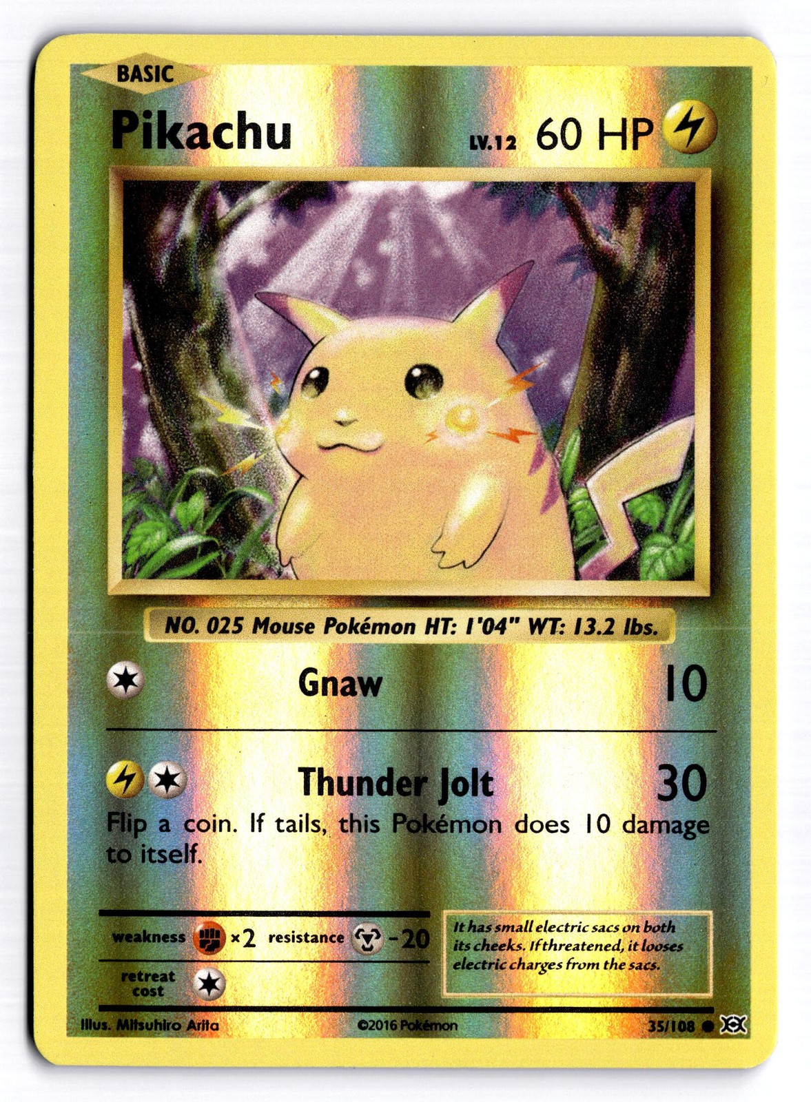 Pikachu Common XY - Evolutions 35/108 NM