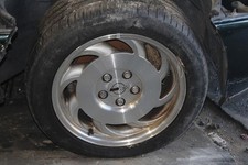 93-96 Corvette Scuffs Wheel 17x8.5 Front Alloy Factory Rim Eight 8 Spoke Oem