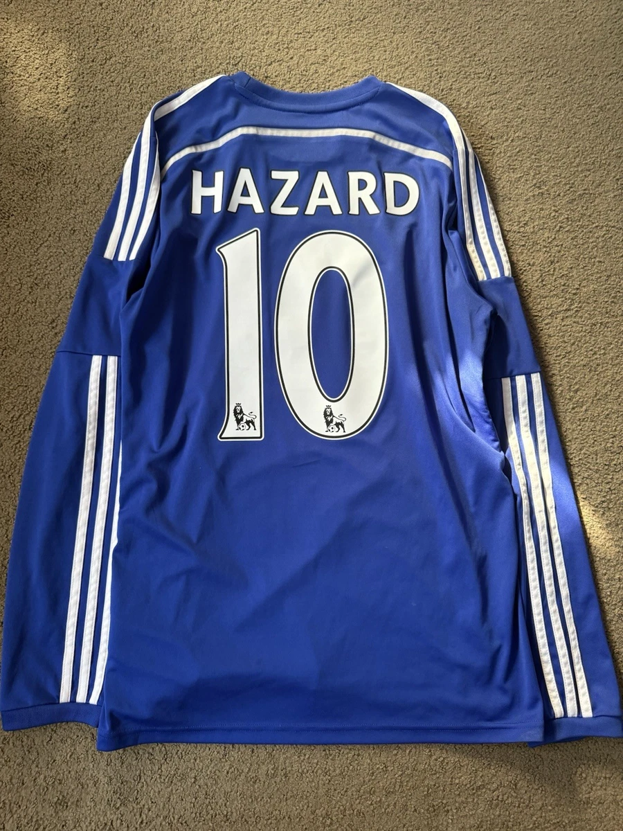 Adidas Chelsea FC long sleeve Eden Hazard#10 2014/2015 Home Jersey