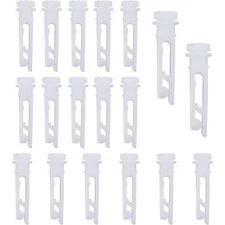 Vertical Blinds Carrier Replacement Stems 18PCS White Window Blinds Repair Parts
