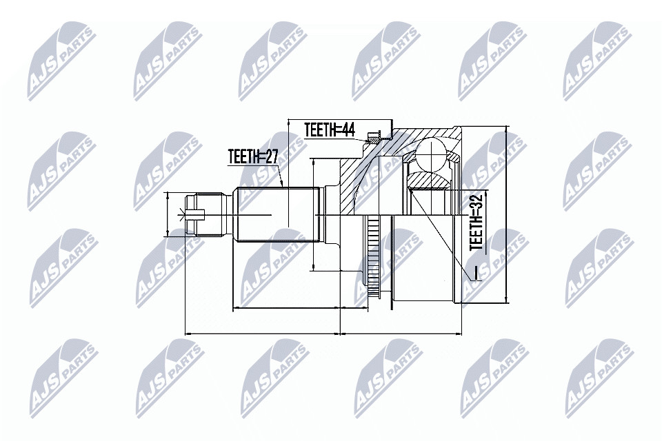 Nty Outer Cv Joint For Subaru Impreza 2.0It Wrx Sti 02 - Image 12