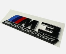 G8X STYLE BMW M3 COMPETITION REAR BOOT BADGE G80 F80 E46 E36 E30 E90 E92 E93
