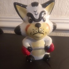 Lorna Bailey Cat 'BRUTE' Pottery Figure excellent (aka Arnie) signed