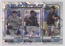 2021 Bowman Talent Pipeline Atomic Refractor /150 Edward Cabrera JJ Bleday 00gy