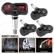 4PCS TPMS Genuine Tire Pressure Sensor 42607-33011 OEM PMV-107J For Toyota Lexus