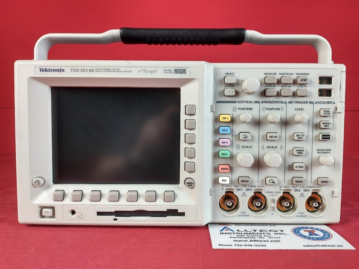 Tektronix TDS3014B Digital Phosphor Oscilloscope, 100MHz, 4