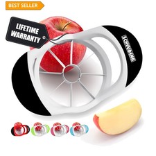 Professional Apple Slicer & Corer - Super Sharp 8-Blade Tool for Perfect Slices