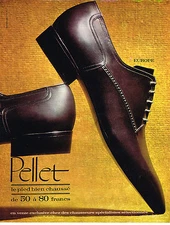 ADVERTISEMENT ADVERTISING 1963 PELLET shoes