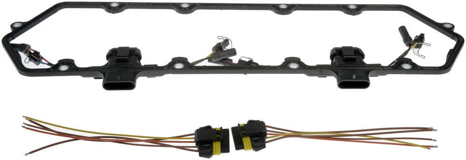 Junta de cubierta de válvula de motor compatible con International 1652SC 4700LPX 1552SC,340 1995-2000 Foto 2 de 4