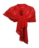 GesträHnt Hell Elegant Schal Halstuch, Frau Stola Rot