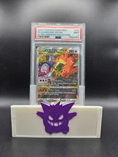 3D Printed Gengar Trading Card Display Stand | Fits Graded/Ungraded | Pokemon