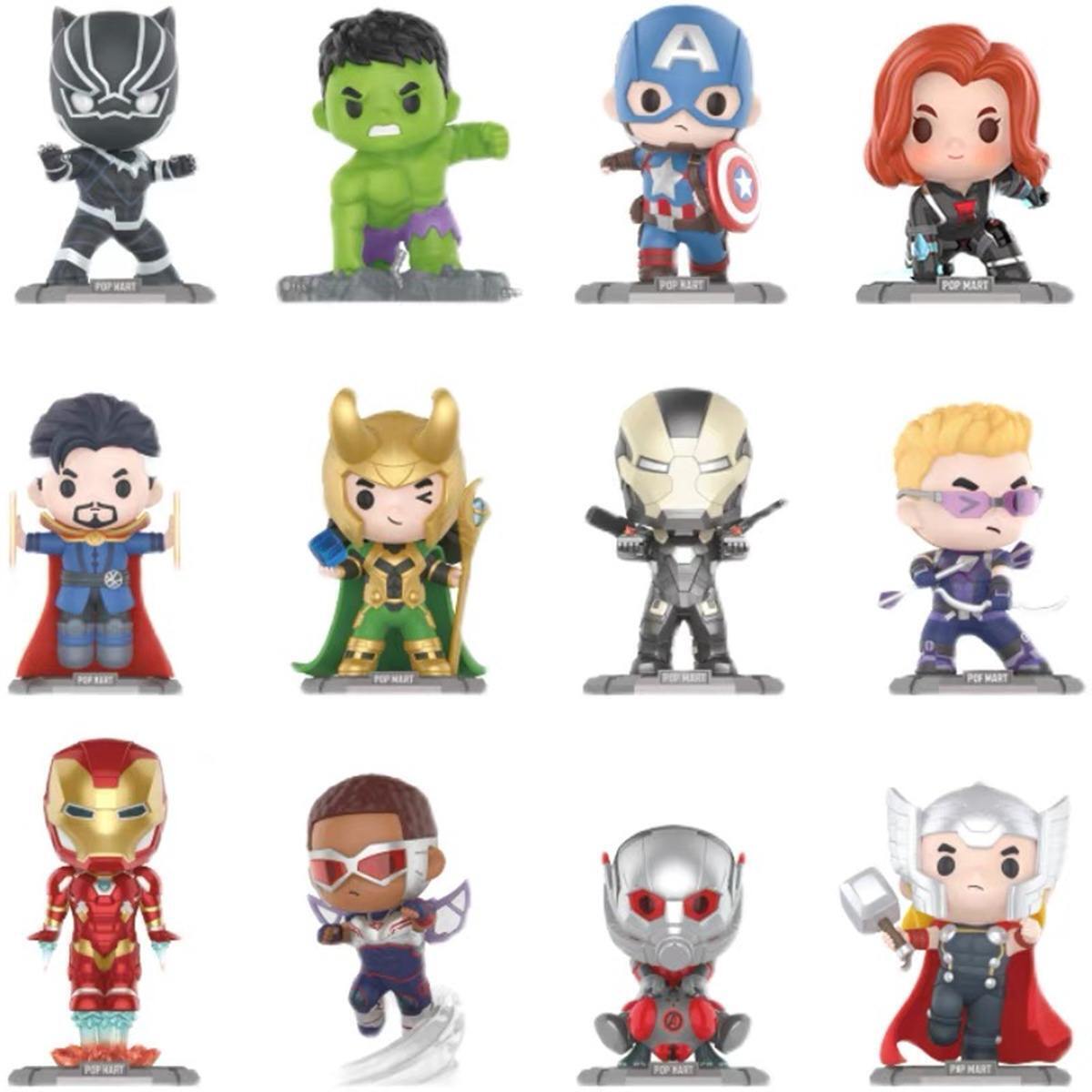 POPMART Marvel's Avengers Classic Series Figure Blind box creative ornaments