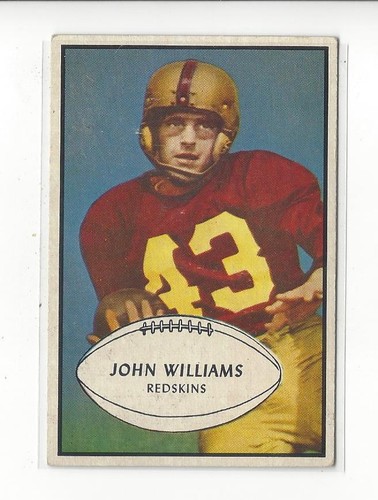 John Williams #87 1953 Bowman card