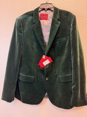 HUGO BOSS RED LABEL Suit Jacket Size 54 Green NWT $440 - Main Image