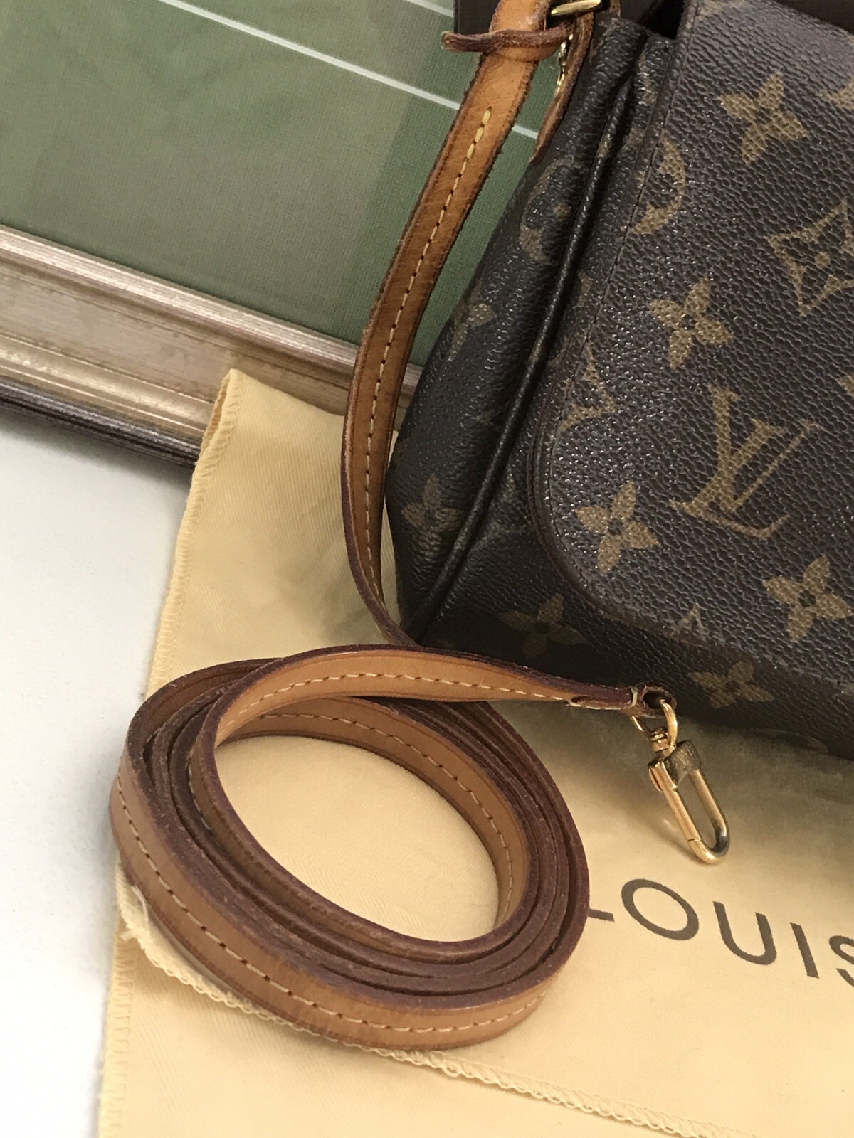 Louis Vuitton Favorite MM Monogram M40718 Crossbody Handbag Clutch LV