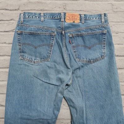 Vintage 90s Levis 501 XX Denim Jeans Made in USA Size 36 Medium