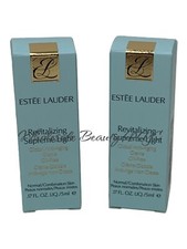 Lot of 2 -Estee Lauder Revitalizing Supreme Light Global Anti-Aging Creme .17Oz