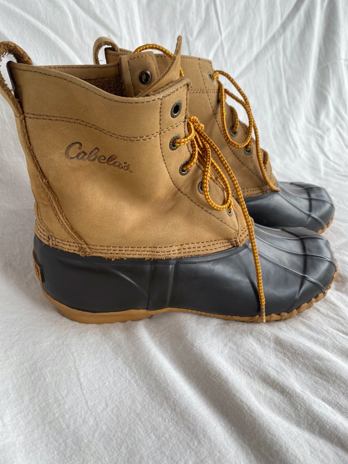 Vintage Cabela's Hunting Rain Duck Boots Mens 9 D Gem