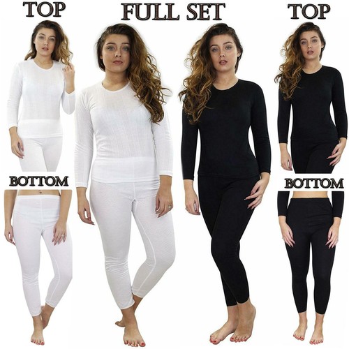 Ladies Long Sleeves Big Size Thermal White22-24