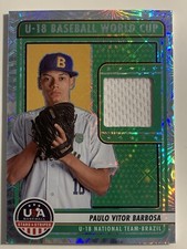 2023 Panini Stars and Stipes Paulo Vitor Barbosa Fireworks Jersey Brazil U18PBDS